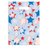 Sherman Dental STAR TOOTH SCATTER BAG 7" x 10"